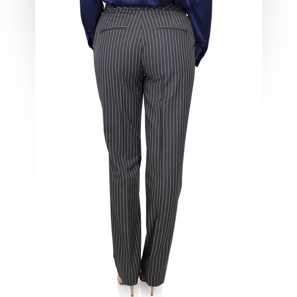 New Marc Defang Dark Gray Pinstripe Tailored Suiting Trousers - 4 US - Picture 2 of 4